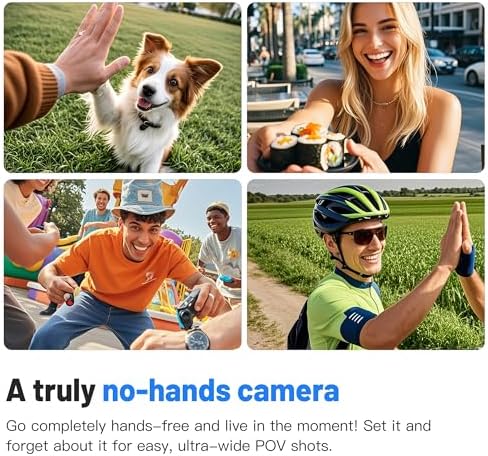 128GB FHD 1080P Mini Body Camera, Wearable Action Body Cam, Thumb Size Hands Free Recording Body Worn Camera, Premium Portable Camcorder Mount Anywhere for Pet Walking, Work, Travel (Black) - Image 6