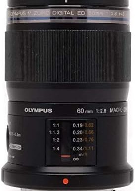 OM SYSTEM OLYMPUS M.Zuiko Digital ED 60mm F2.8 Macro For Micro Four Thirds System Camera, Weather Sealed Design, Focus Limit Switch Bright