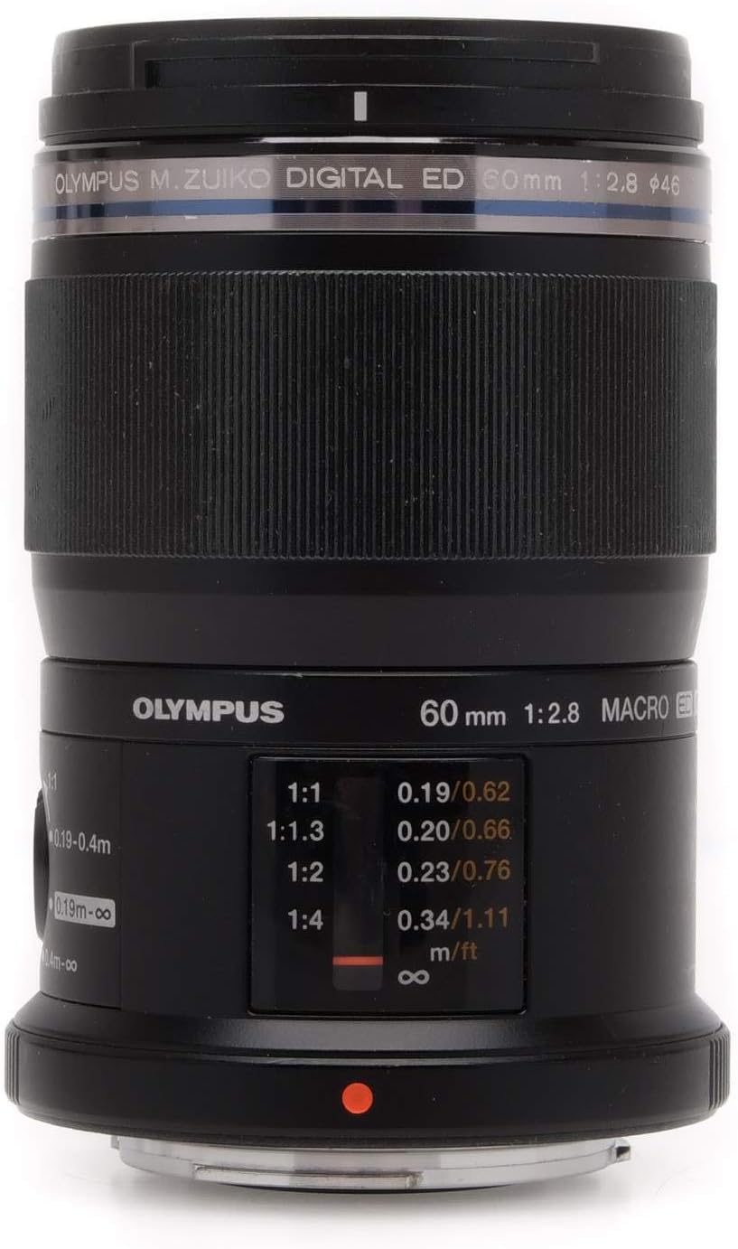OM SYSTEM OLYMPUS M.Zuiko Digital ED 60mm F2.8 Macro For Micro Four Thirds System Camera, Weather Sealed Design, Focus Limit Switch Bright - Image 7