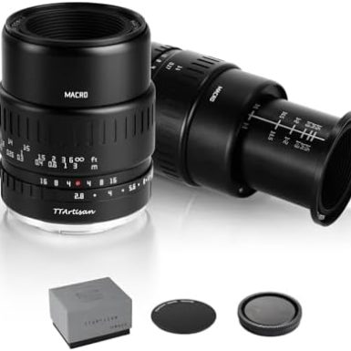 TTArtisan 40mm f/2.8 Macro Lens APS-C Manual Focus Prime Lens for E-Mount A5100 A6100 A6500 A6600 A6700 NEX-3N NEX-3R NEX-5T NEX-5R NEX-7 A7II A7M3 A7RIV A7R5 A7S A9 A1 II