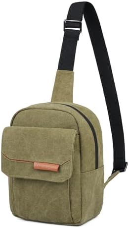 TULLIO Camera Bag Small, Crossbody Camera Bag Purse Waterproof Canvas Shoulder Photo Case Photography Sling Bag for Mirrorless or DSLR SLR