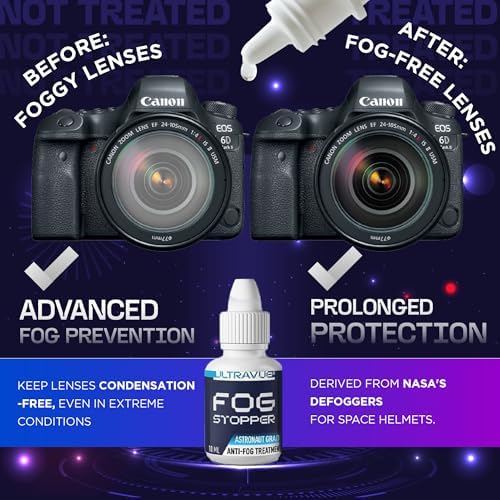 ULTRAVUE’s Ultimate Camera Lens Cleaning Kit –Camera Lens Cleaner, Lens Pen, Fog Stopper, and Microfiber Cloths - Camera Cleaning Kit - Lens Blower for DSLR & Digital Camera Accessories Camera Kit - Image 5